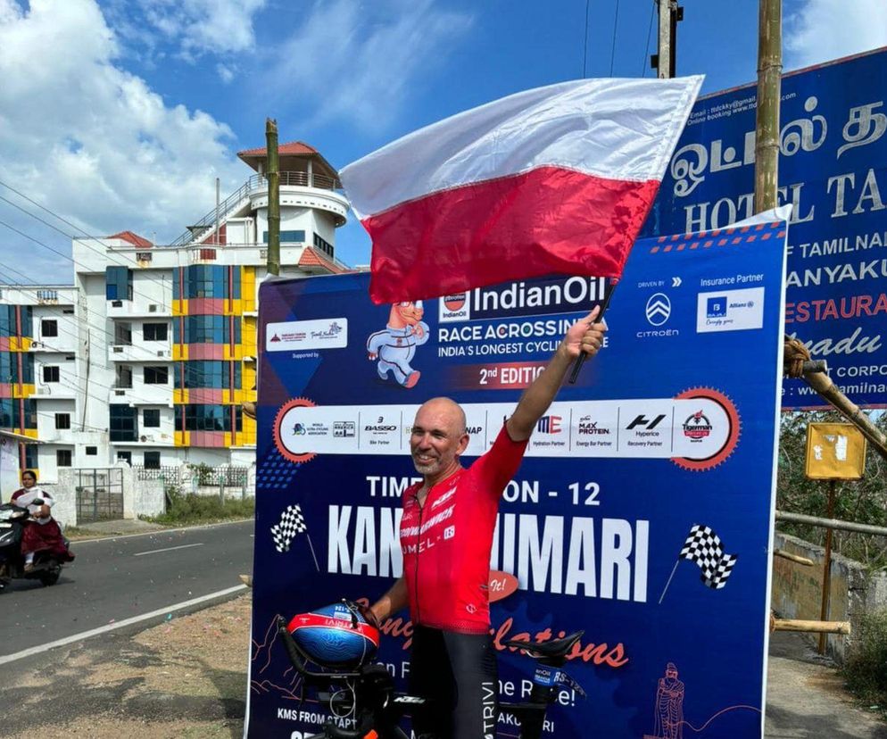 Polak przejechał Race Across India