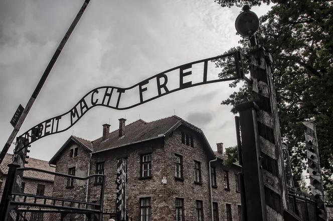Hajlowała przed bramą do Auschwitz. Jej tłumaczenie SZOKUJE! 