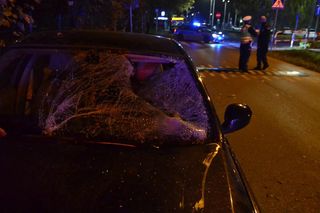 Wypadek w Krakowie na przejściu dla pieszych na ul. Działowskiego 