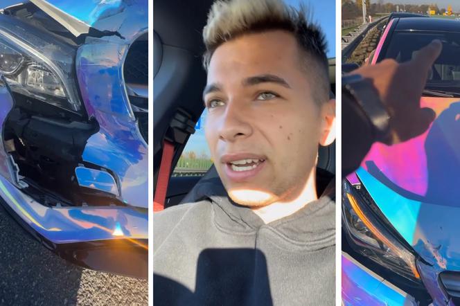 Friz z Ekipy miał wypadek! Karol Wiśniewski wszystko nagrał. Zobacz wideo