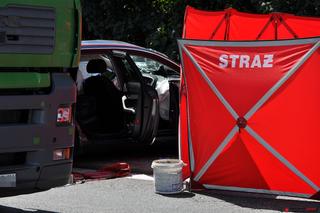 Wypadek śmiertelny w Sosnowcu. Zginął kierowca audi