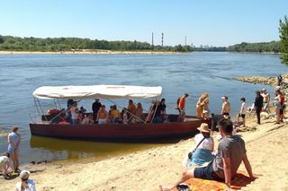 Niewiele osób wie o tej plaży nad Wisłą. Nazwa w pełni oddaje jej urok