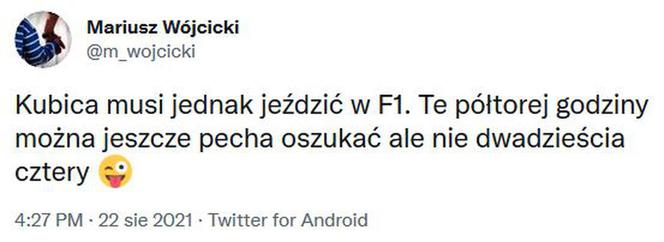 Tak internauci zareagowali na dramat Kubicy w Le Mans 24h