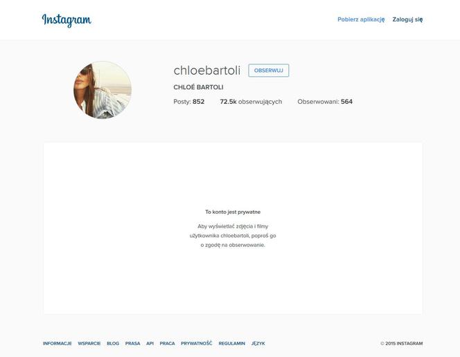Chloe Bartoli Instagram