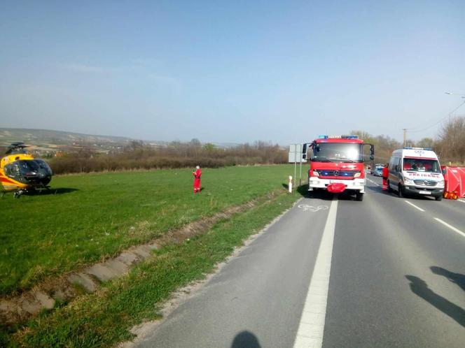 Śmiertelny wypadek motocyklisty w Bodzentynie