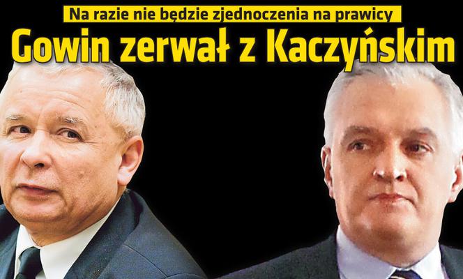 Gowin zerwał z Kaczyńskim