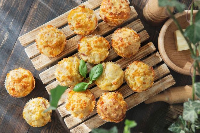 muffiny ziemniaczane z serem