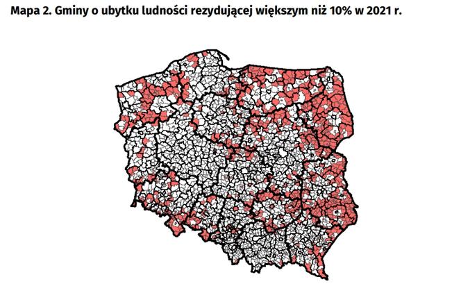 Podlaskie się wyludnia. Ludzie nie chcą żyć w tych gminach. Raport GUS na podstawie Narodowego Spisu Powszechnego Ludności i Mieszkań 2021