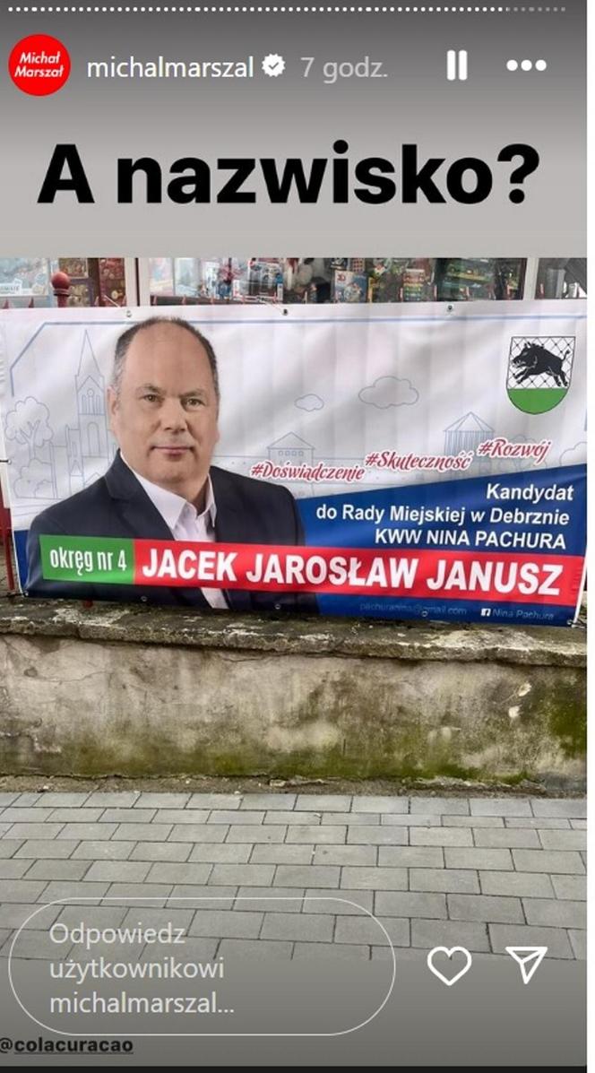 JANUSZ Jacek Jarosław Kandydat do Rady Miejskiej w Debrznie