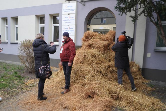 Protest rolników w Białymstoku. Przemarsz ulicami miasta 4 marca