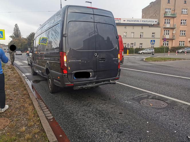 Wypadek na Jagiellońskiej koło Fosuca