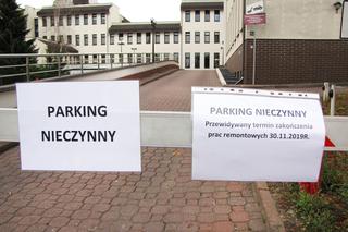 Parking przy ZUS w Rzeszowie nieczynny