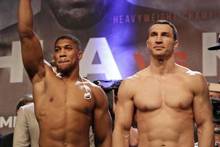 Anthony Joshua, Władimir Klitschko, Kliczko, Ważenie