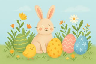 Wielkanoc 2025: Najładniejsze grafiki i obrazki. Do pobrania za darmo