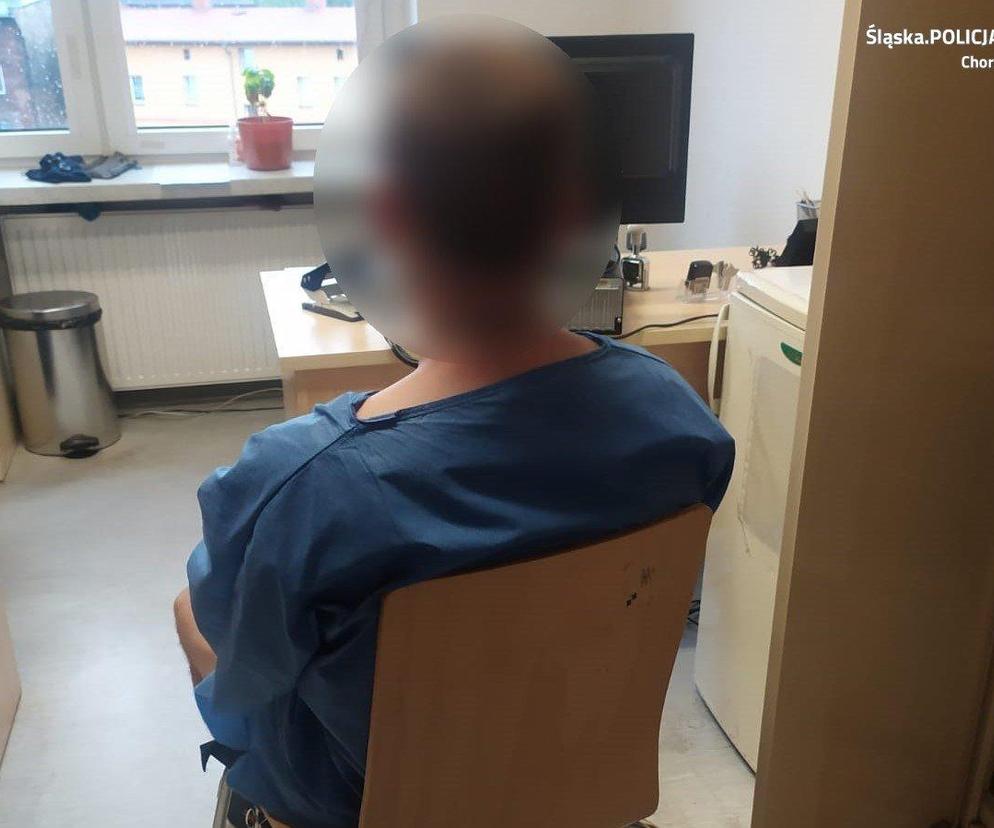 Zatrzymany 25-letni agresor z Chorzowa