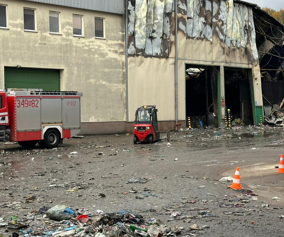 Po pożarze sortowni ZUO. Raport elbląskiego Ratusza z bieżącej sytuacji