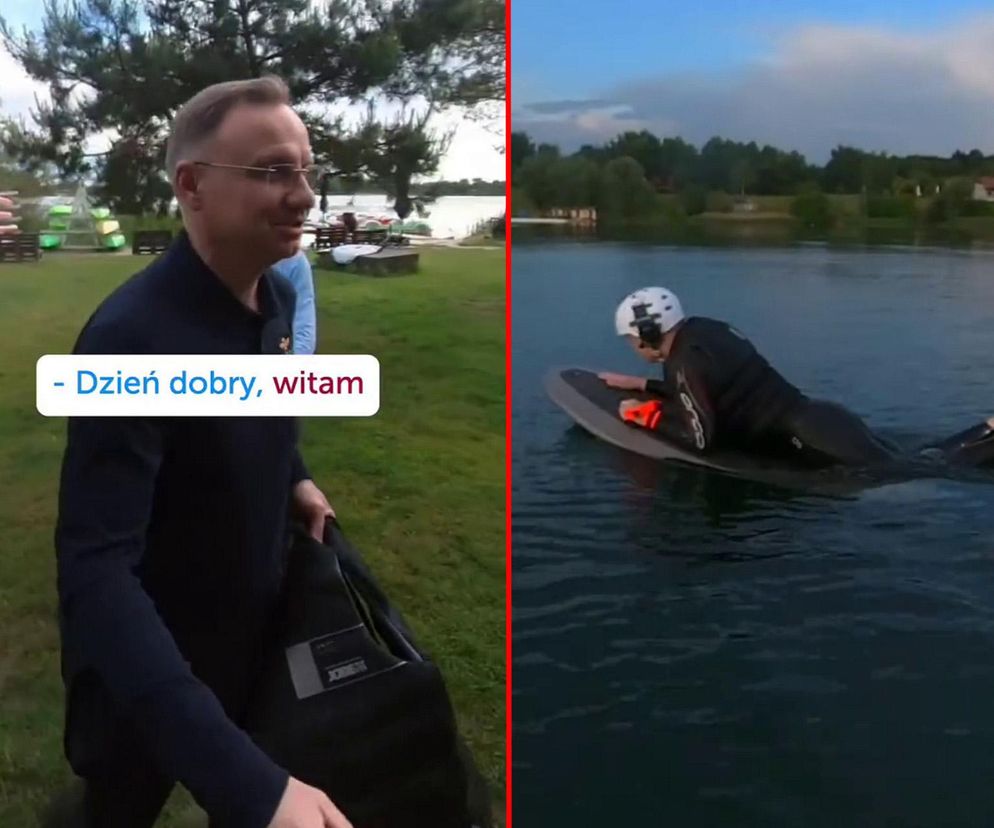 Andrzej Duda został surferem 