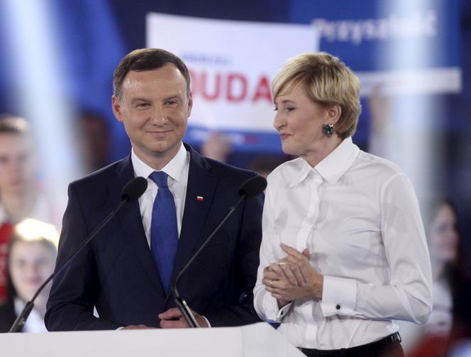 Andrzej i Agata Dudowie - fryzury z młodości