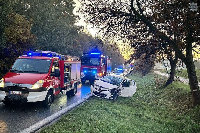 Kraksa na DK11 w Tarnowskich Górach. Ogromne utrudnienia dla kierowców