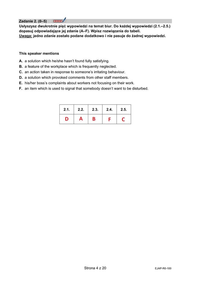 Matura 2025: angielski rozszerzony 8.05.2025. Arkusze CKE i odpowiedzi [Formuła 2015]