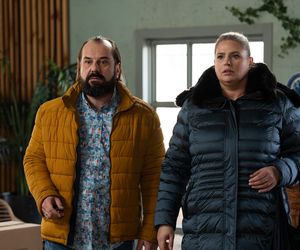 Barwy szczęścia odc. 3210. Aldona (Elżbieta Romanowska), Borys (Jakub Wieczorek)