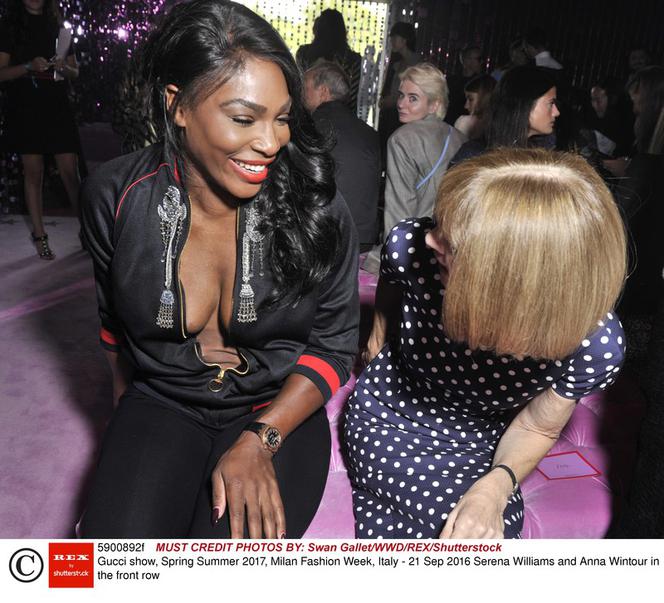 Serena Williams na Milan Fashion Week 2016