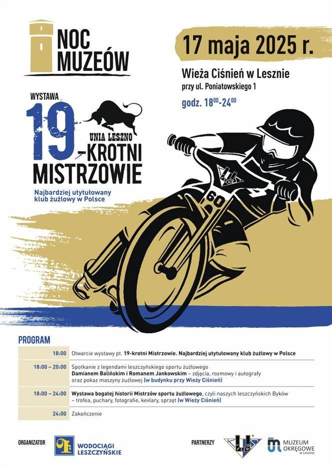 W Muzeum, Galeriach MBWA, wieży ciśnień i w Archiwum. Noc Muzeów w Lesznie