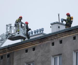 Pożar w kamienicy przy ul. Chodakowskiej