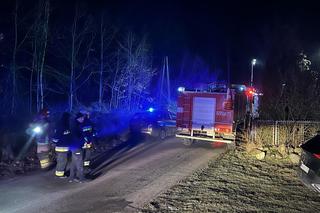 Horror pod Wyszkowem. Wioletta i jej babcia zginęły w ogniu. Ich dom strawiły płomienie