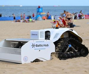 Autonomiczny robot będzie czyścił plażę w Gdańsku