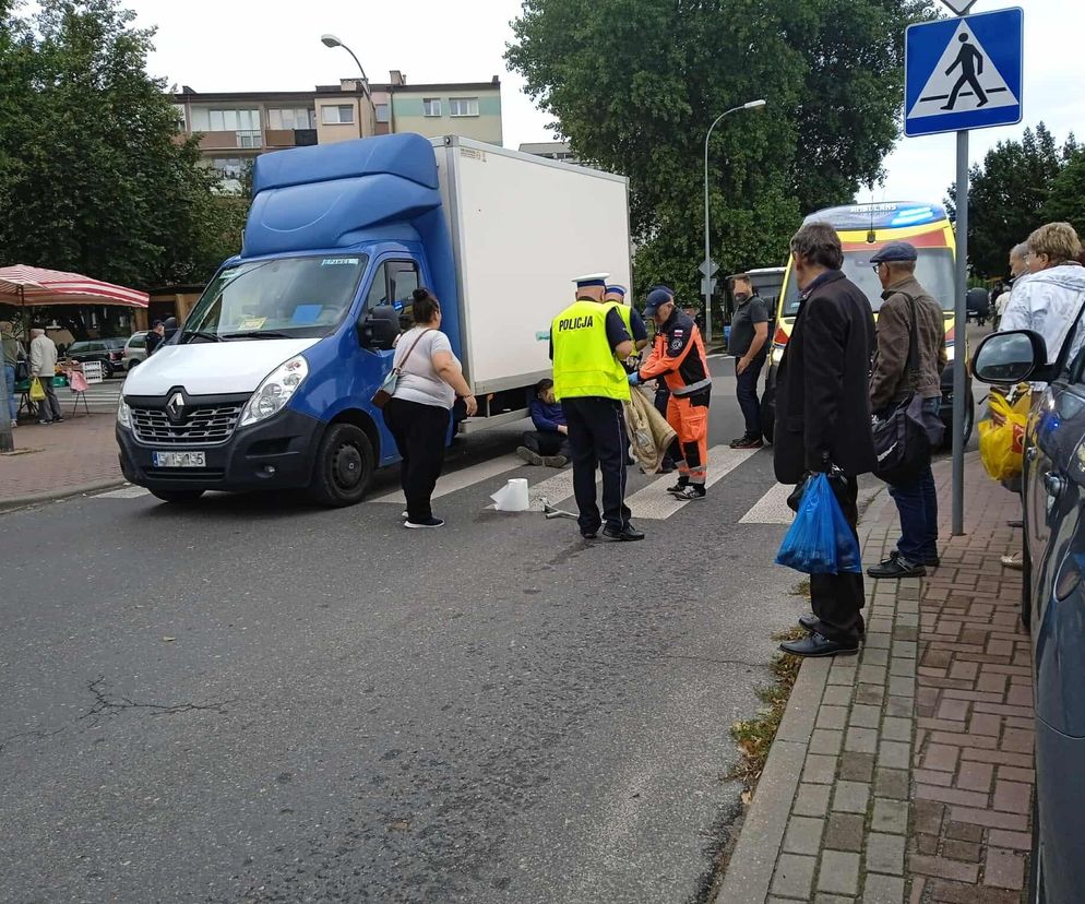 Potrącenie pieszego na pasach Rynkowa Siedlce