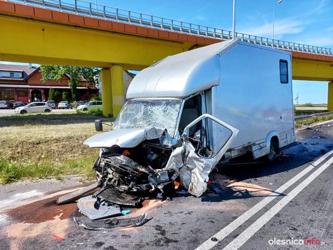 Wypadek pod Oleśnicą