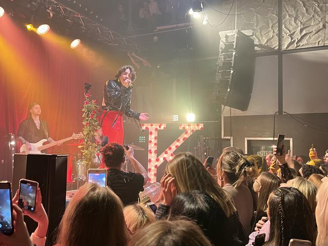 Dawid Kwiatkowski w gdańskim Parlamencie. 