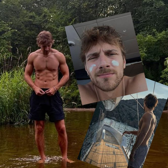 Maciej Musiał na jachcie pokazuje klatę! 30-latek w życiowej formie