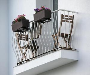 Nowoczesny balkon, mały balkon w bloku - aranżacje, inspiracje, zdjęcia