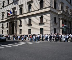 Głosowanie w lokalu wyborczym w Instytucie Polskim w Rzymie