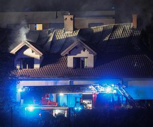 Pożar sali weselnej w Pruszkowie