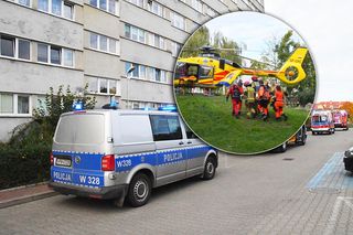 Dramat w Świnoujściu. Mężczyzna wypadł z 4. piętra bloku