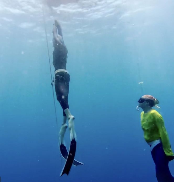 Polka Agata Załęcka osiągnęła sukces bijąc rekord swiata we freedivingu.