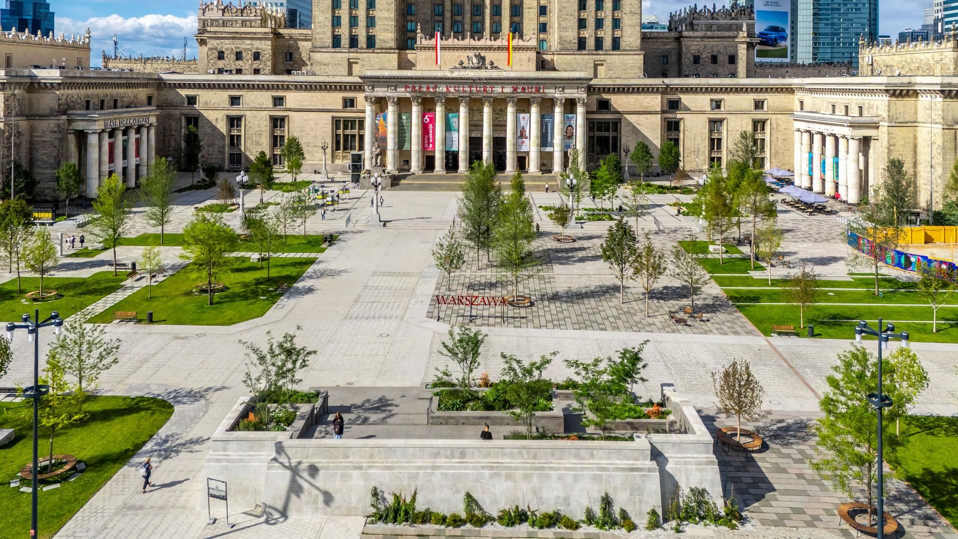 Plac Centralny Warszawa, sierpień 2025