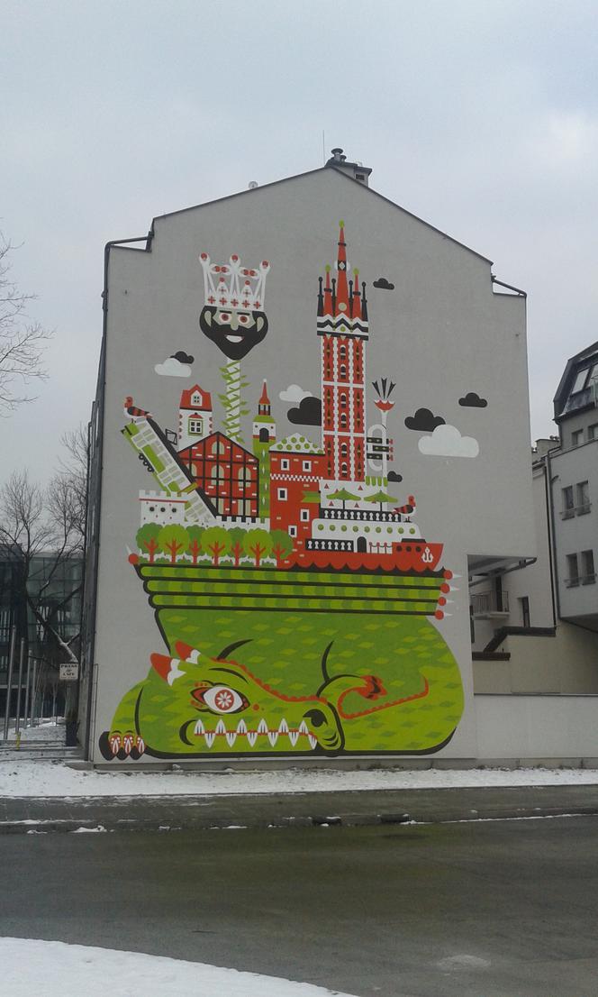 Nowy mural w Krakowie