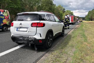 Zderzenie trzech aut na trasie Bydgoszcz - Toruń