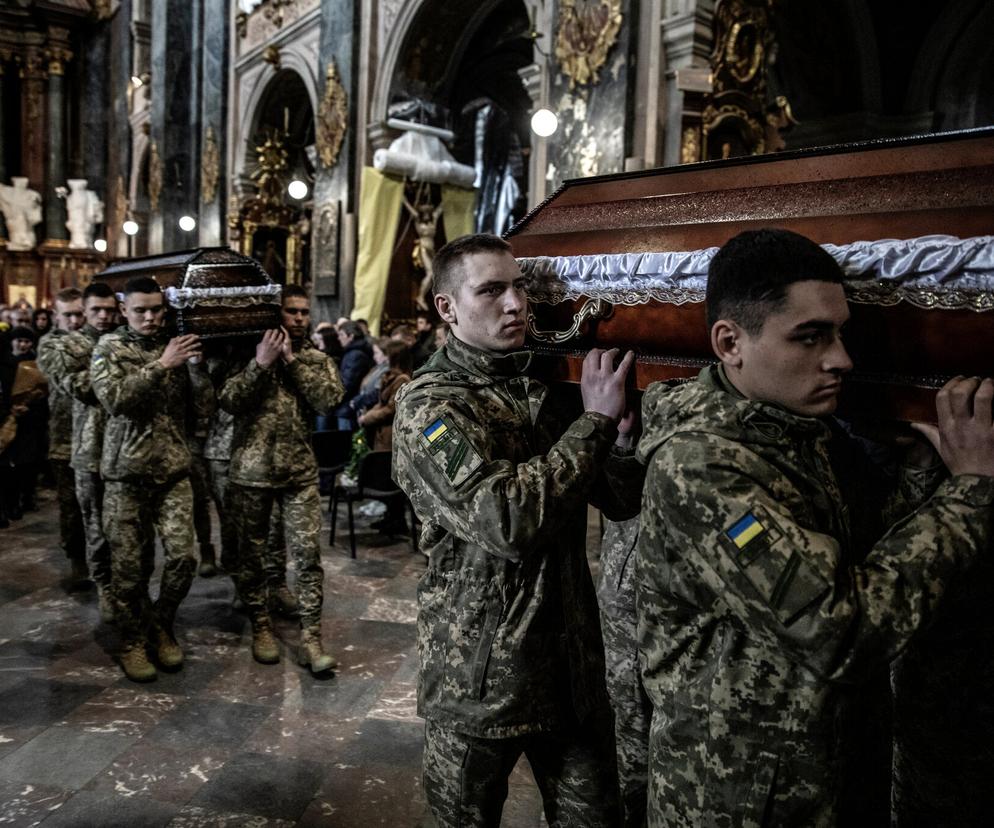 Pogrzeb ukraińskich żołnierzy