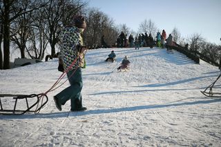 Górka saneczkowa w Klonówcu