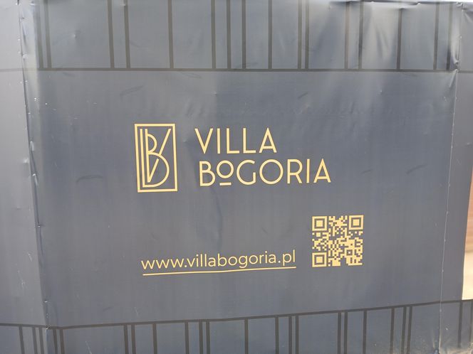 Villa Bogoria w Warszawie podczas budowy