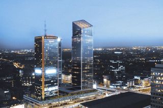 Wieża Lilium lub Lilium Tower. Nowy drapacz chmur w centrum Warszawy