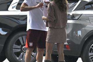 Czułe spotkanie Roberta Lewandowskiego z żoną Anną