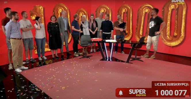 Wielkie świętowanie w studiu "Super Expressu". Milion subskrybcji