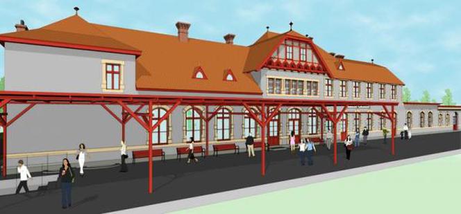 Dworzec Brochów - wizualizacja 