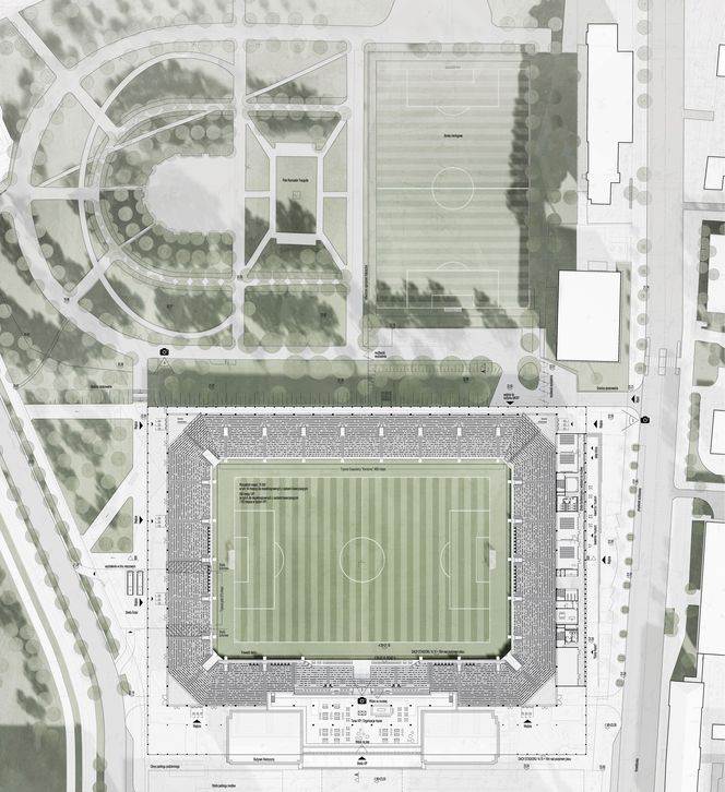 Wizualizacje nowego stadionu Polonii Warszawa